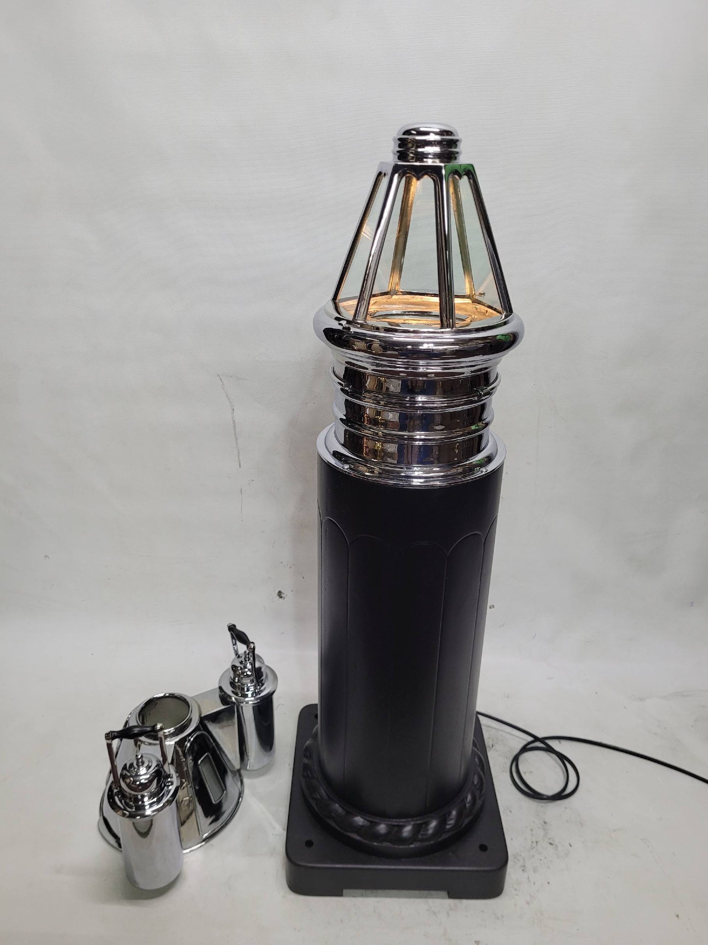 Superb Skylight Yacht Binnacle with Wood Base