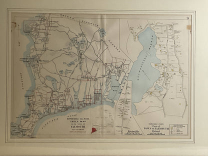 Falmouth Map From 1900