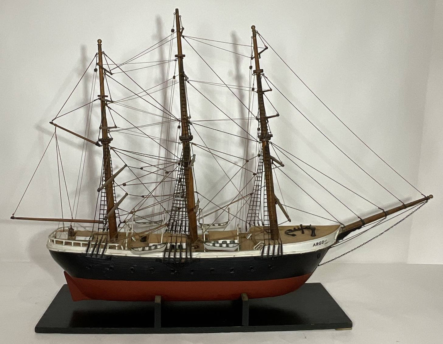 Antique Model of the Sailing Barque Argo