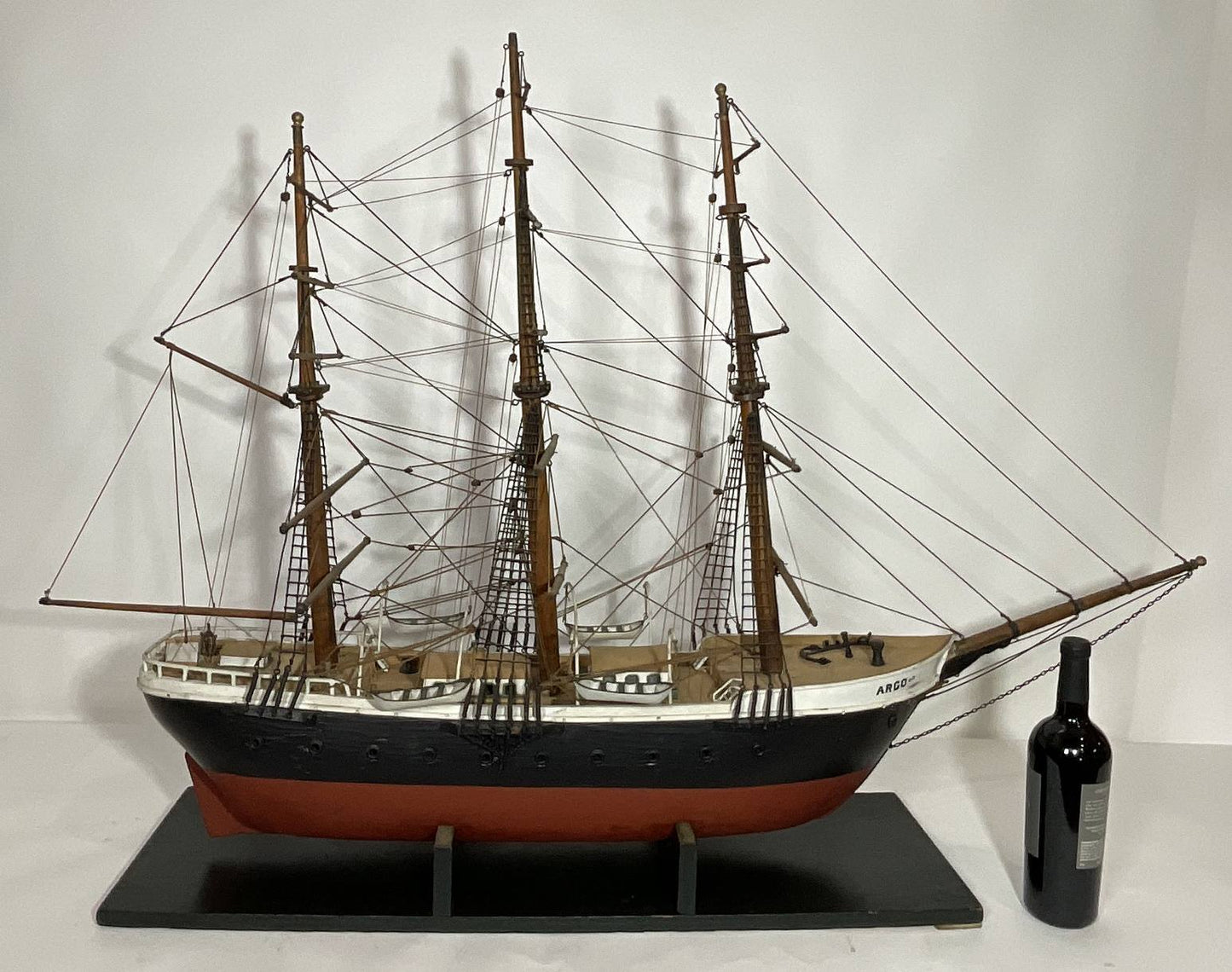 Antique Model of the Sailing Barque Argo