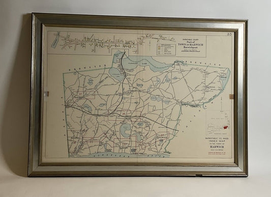 Wychmere Harbor Allens Harbor Map Circa 1890