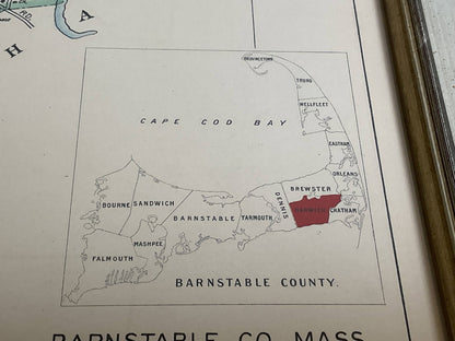 Wychmere Harbor Allens Harbor Map Circa 1890