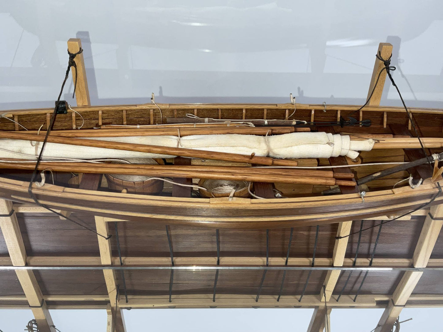 Nantucket Whaleboat Model on Davits