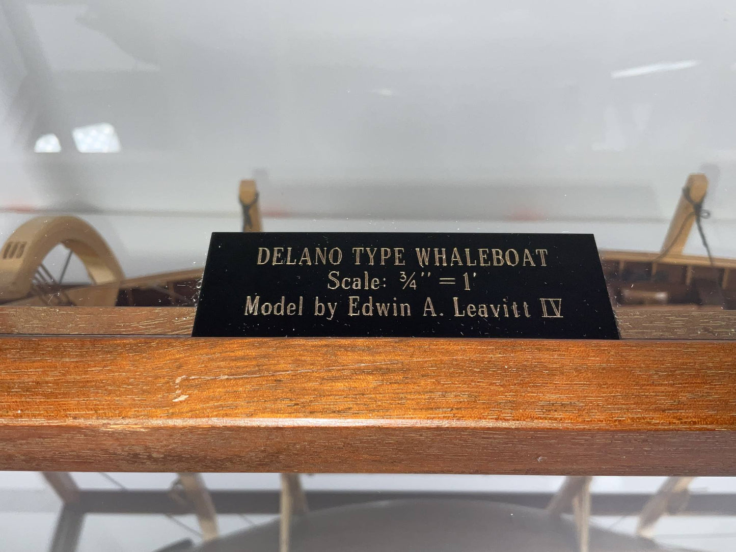 Nantucket Whaleboat Model on Davits