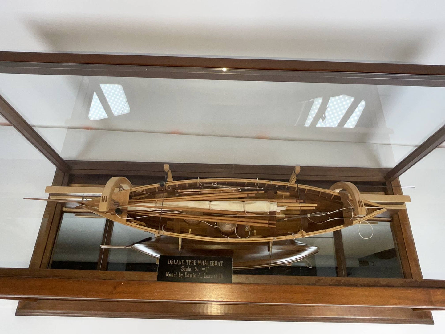 Nantucket Whaleboat Model on Davits