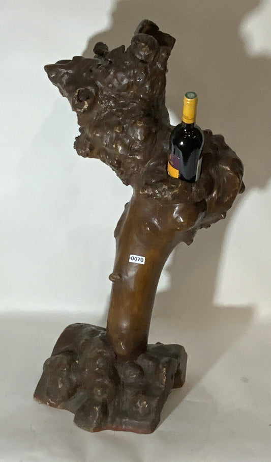 Wine Bottle Holder made from Tree Root