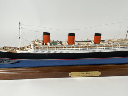 Queen Mary Ship Model by Ron Hughes