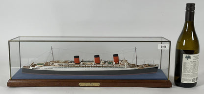 Queen Mary Ship Model by Ron Hughes