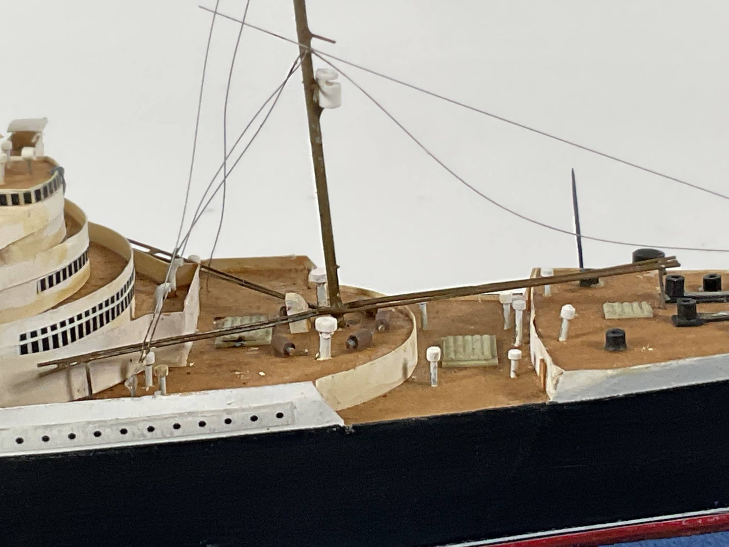 Queen Mary Ship Model by Ron Hughes