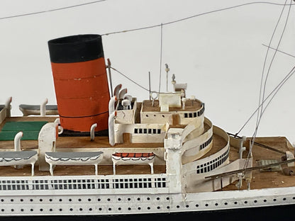 Queen Mary Ship Model by Ron Hughes