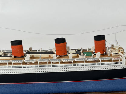 Queen Mary Ship Model by Ron Hughes