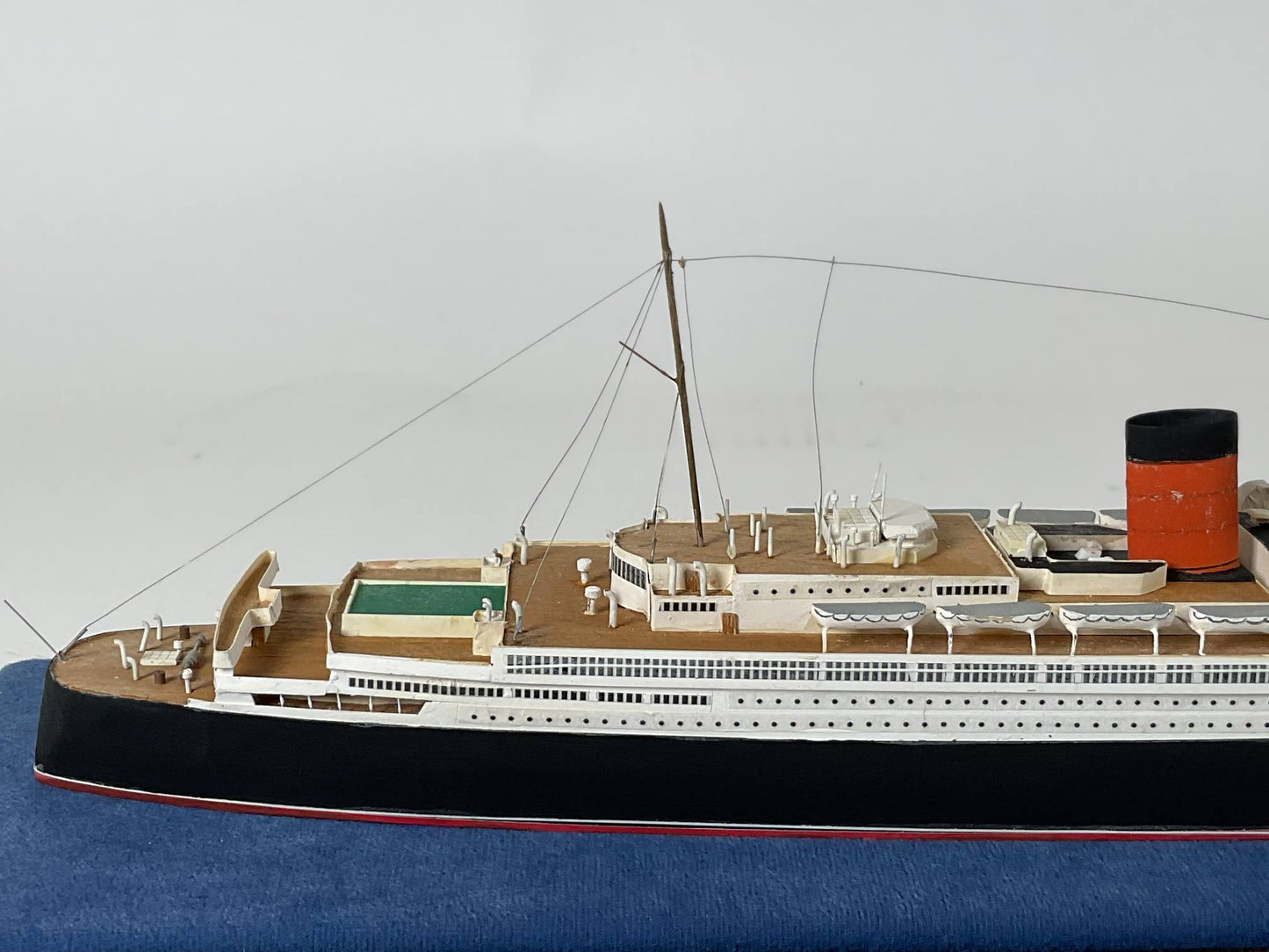 Queen Mary Ship Model by Ron Hughes