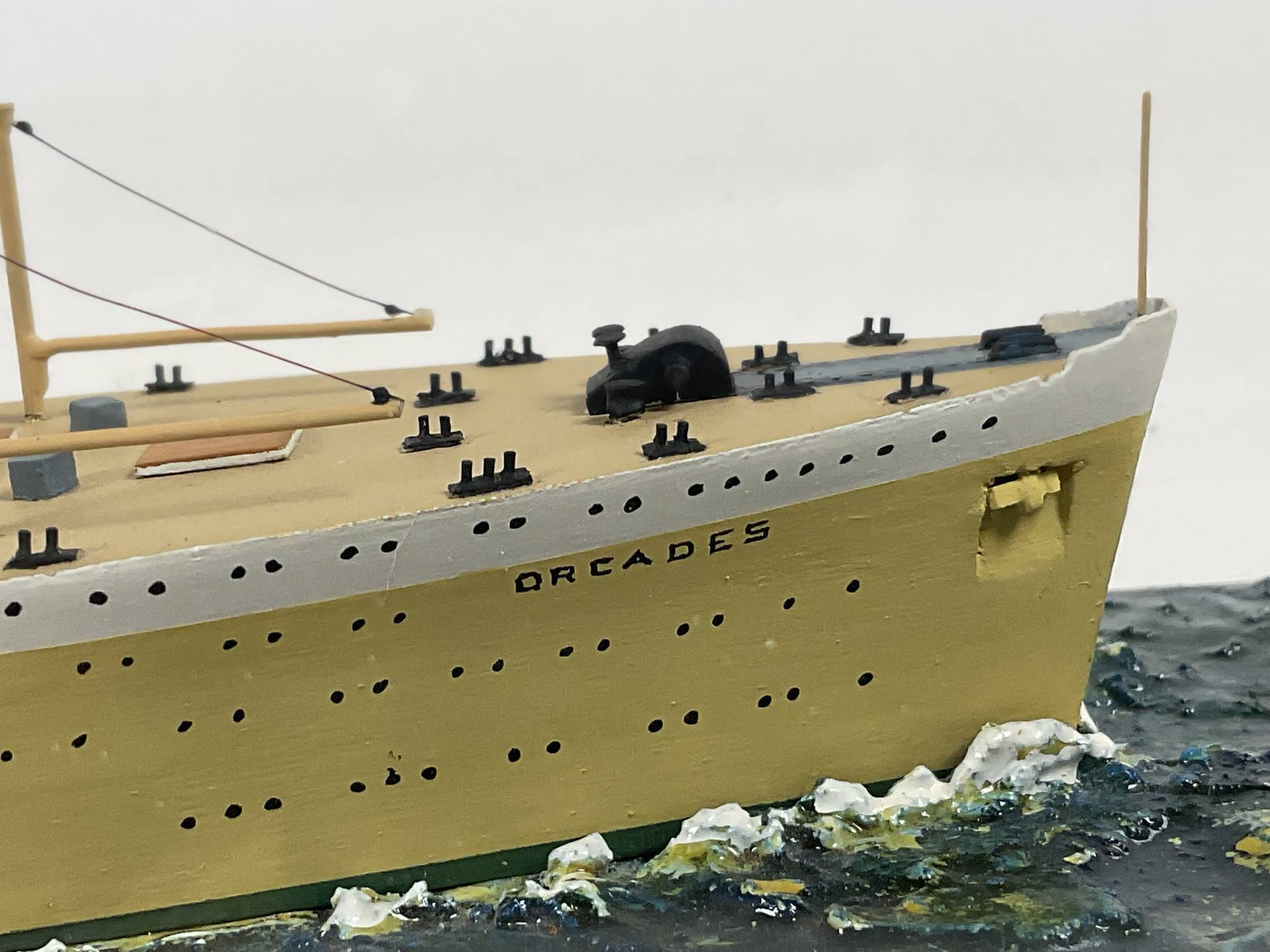 RMS Orcades P and O Liner Model By Charles Fox