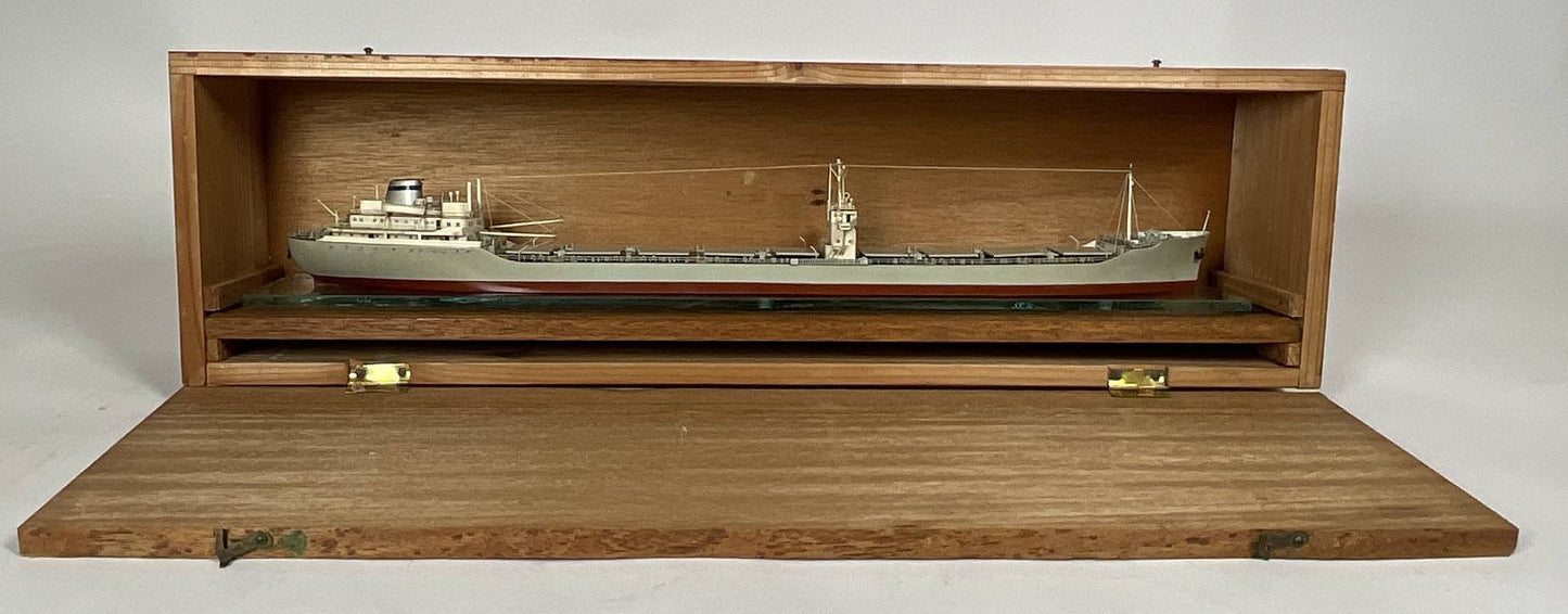 Waterline model of a Japanese Oil and Ore Carrier