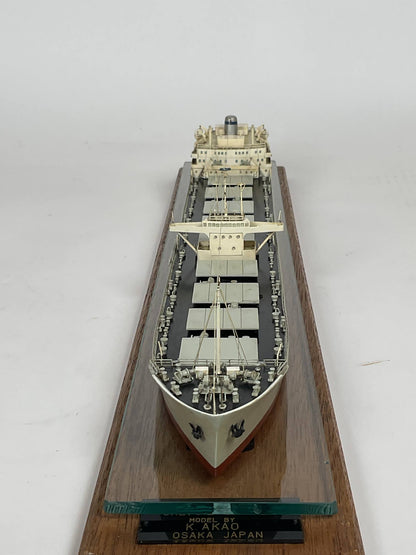 Waterline model of a Japanese Oil and Ore Carrier