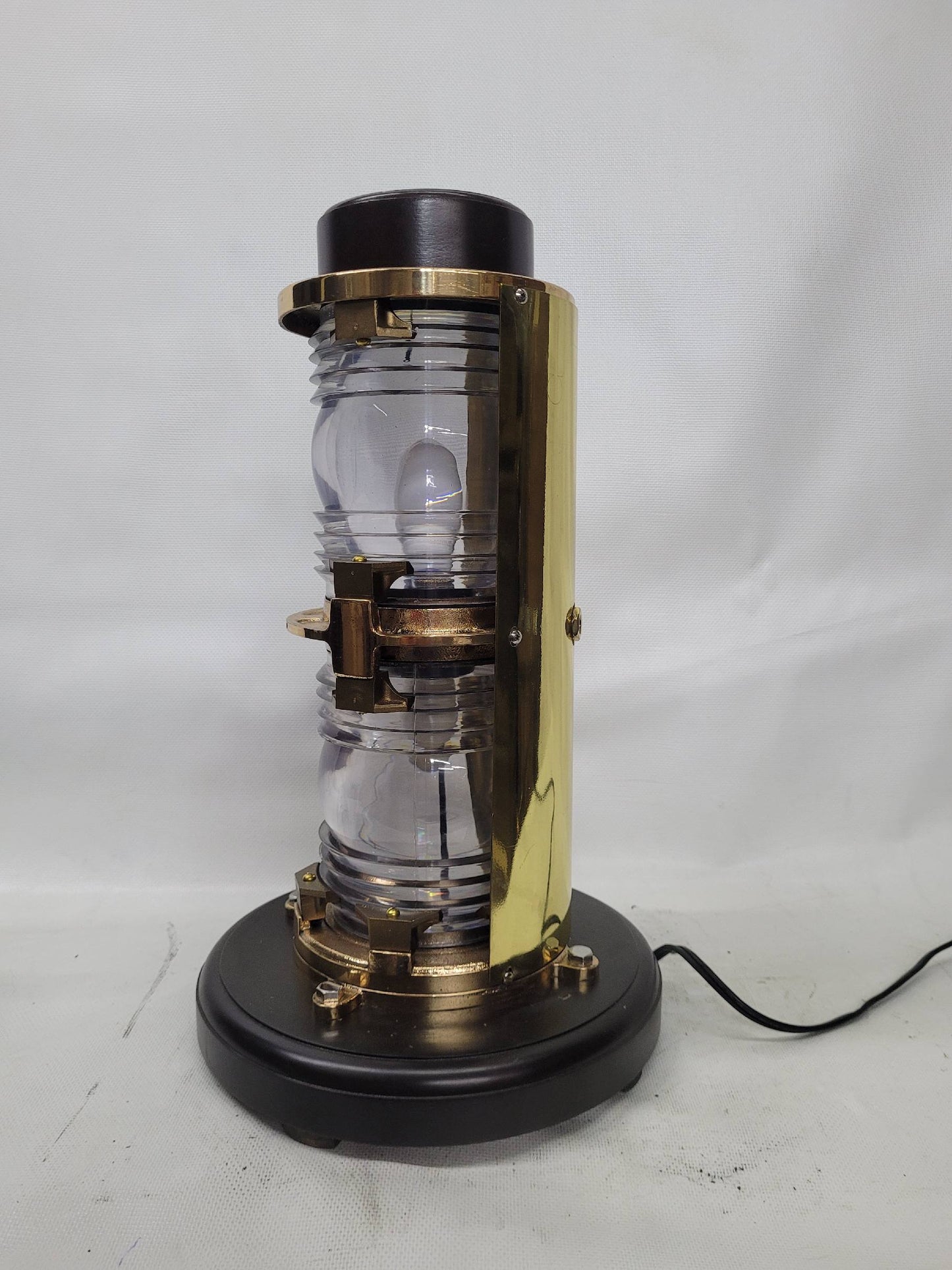 Solid Brass Twin Lens Ship's Beacon Light
