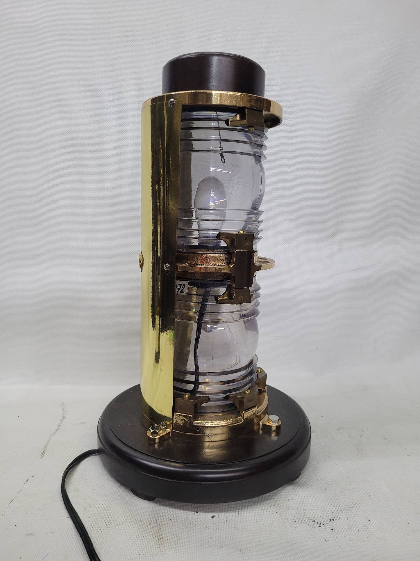Solid Brass Twin Lens Ship's Beacon Light