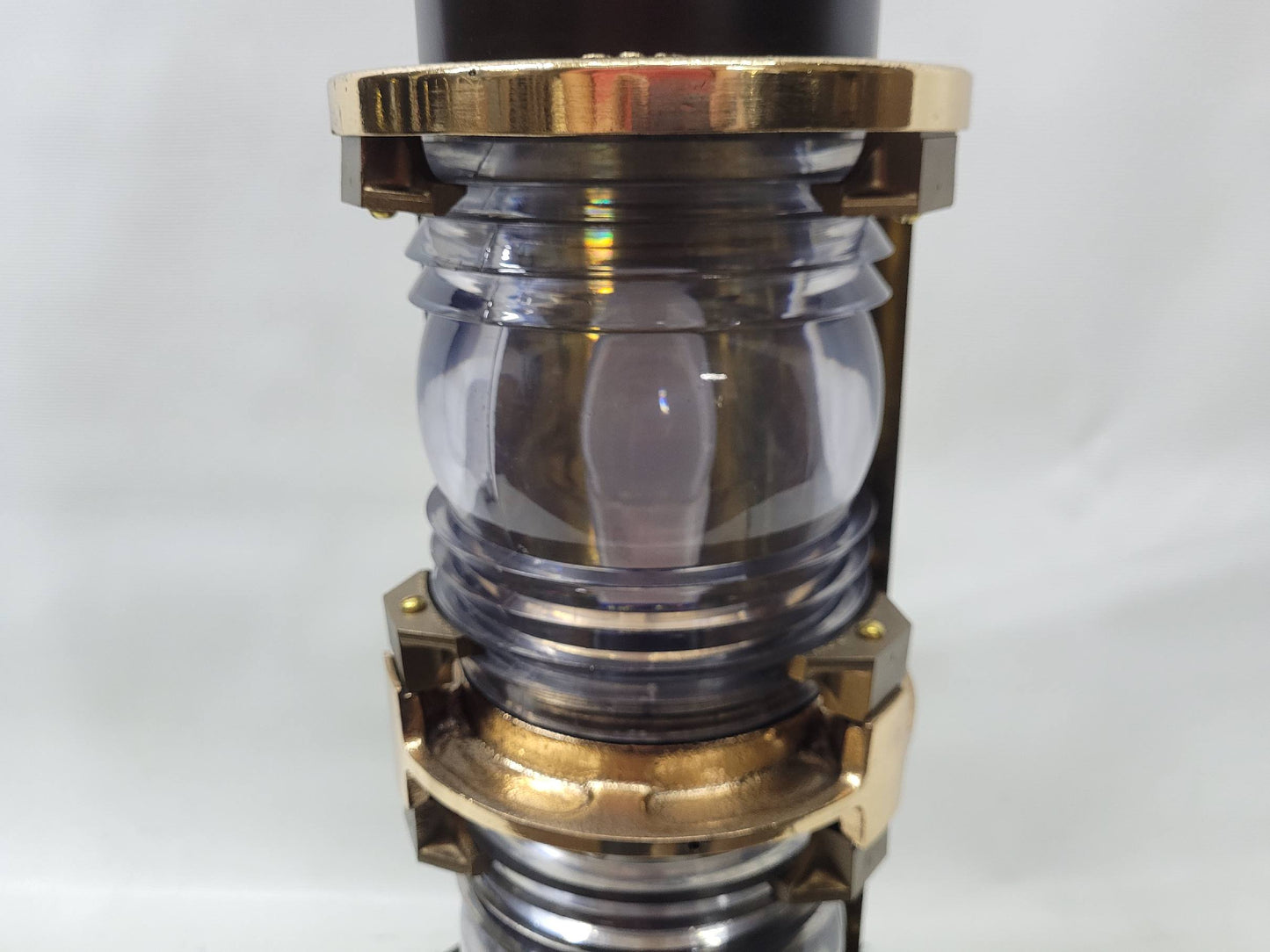 Solid Brass Twin Lens Ship's Beacon Light