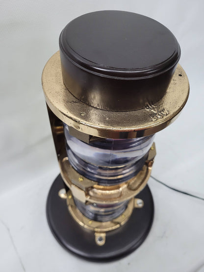 Solid Brass Twin Lens Ship's Beacon Light