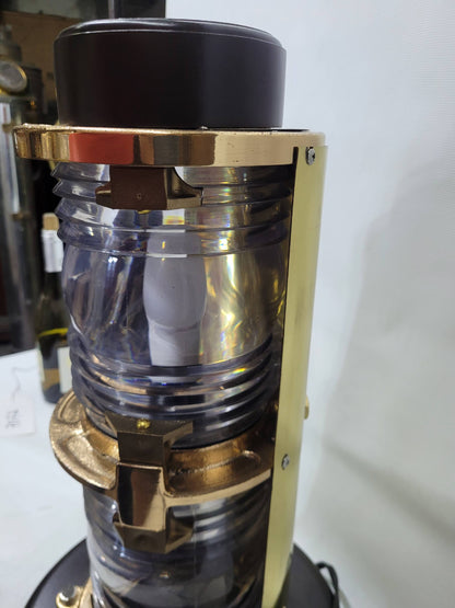 Solid Brass Twin Lens Ship's Beacon Light