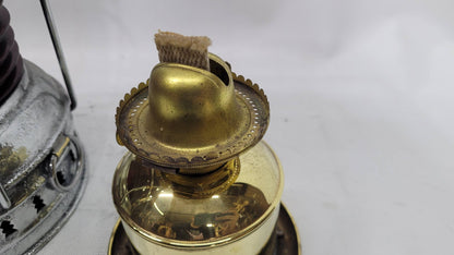 Perkins Marine Ship Lantern with Ruby Red Fresnel Lens