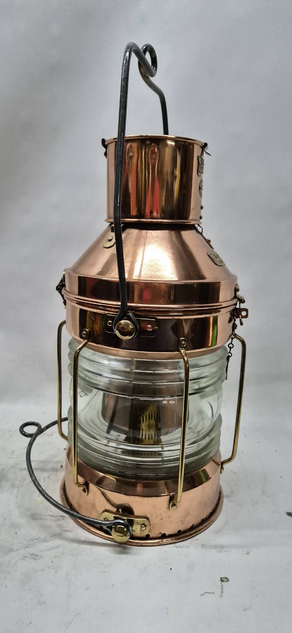 Solid Copper Ship’s Not Under Command Lantern