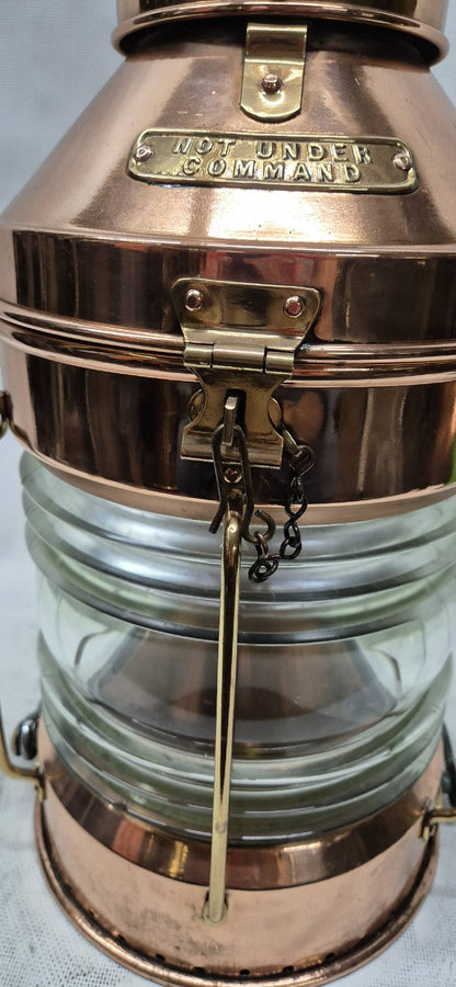 Solid Copper Ship’s Not Under Command Lantern