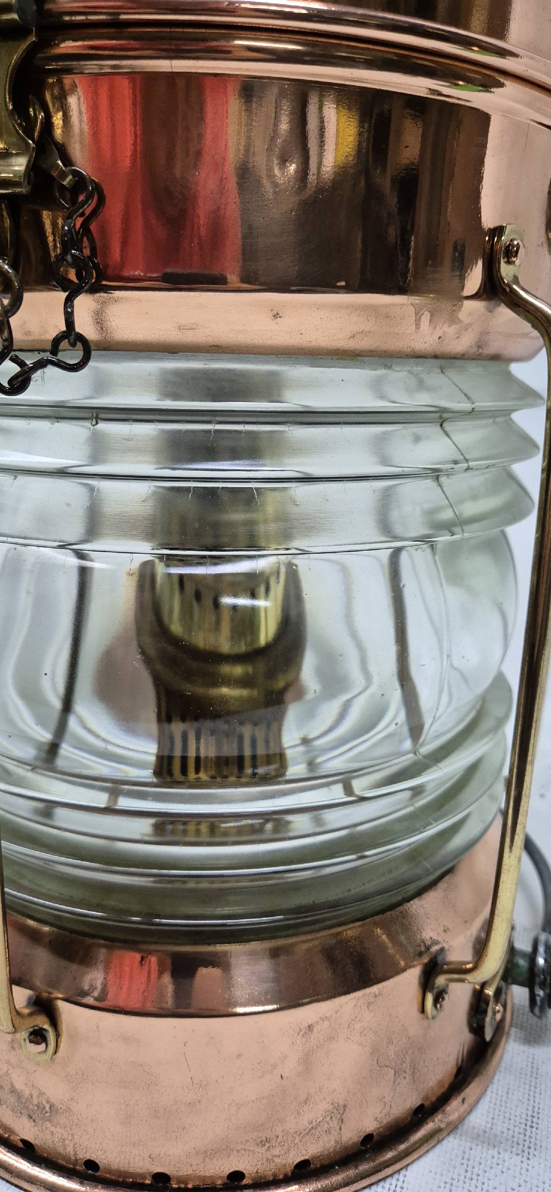 Solid Copper Ship’s Not Under Command Lantern