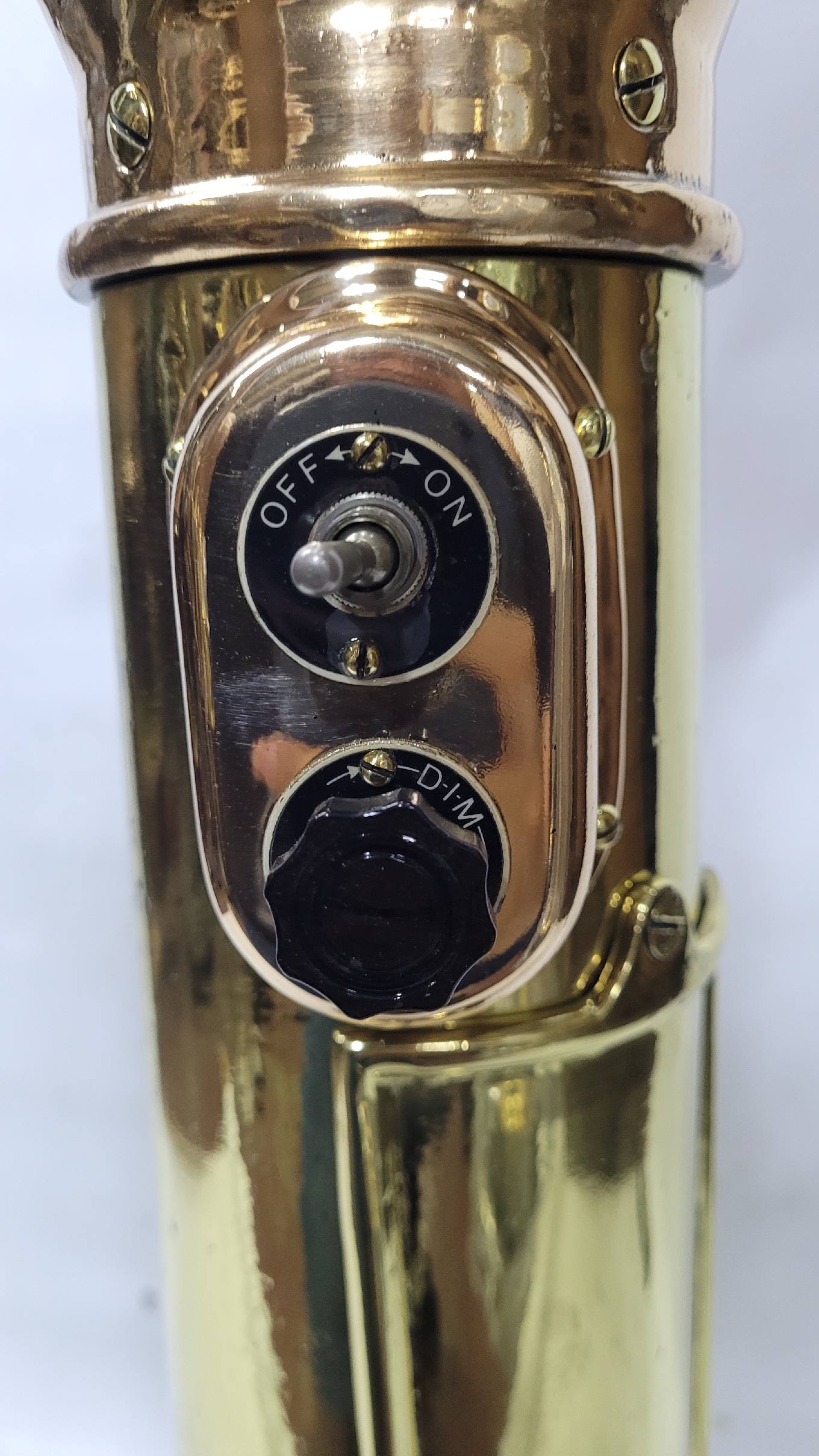 Solid Brass Ship’s Bridge Telegraph by Joseph Harper