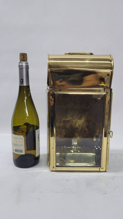 Solid Brass Cabin Lantern with Oil Burner