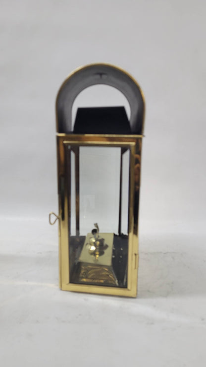Solid Brass Cabin Lantern with Oil Burner