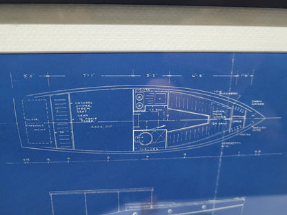 Boat Blueprint of the "Elcarujo" from Motor Boating Publications