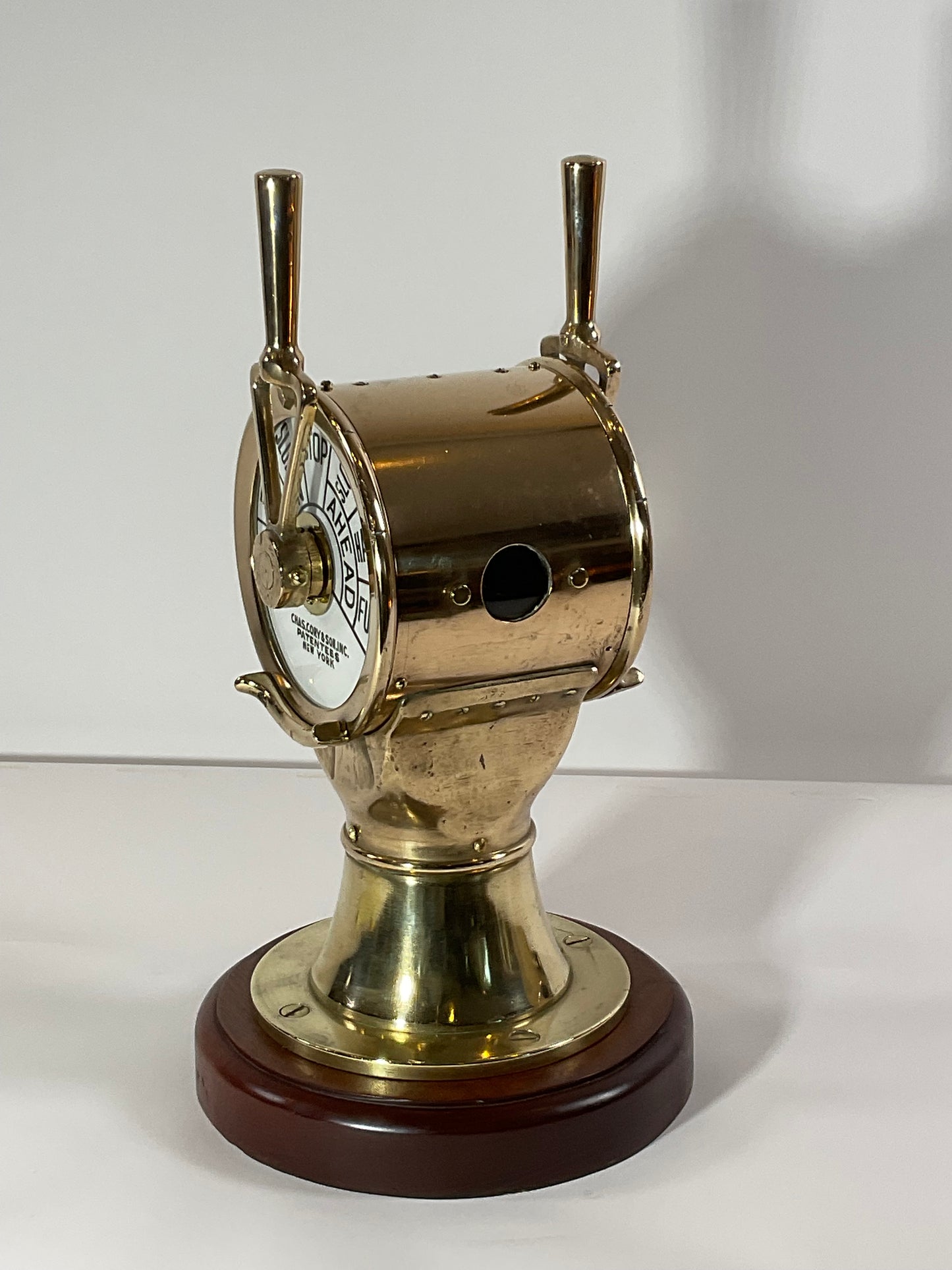 Solid Brass Ships Engine Telegraph by Joseph Harper and Sons