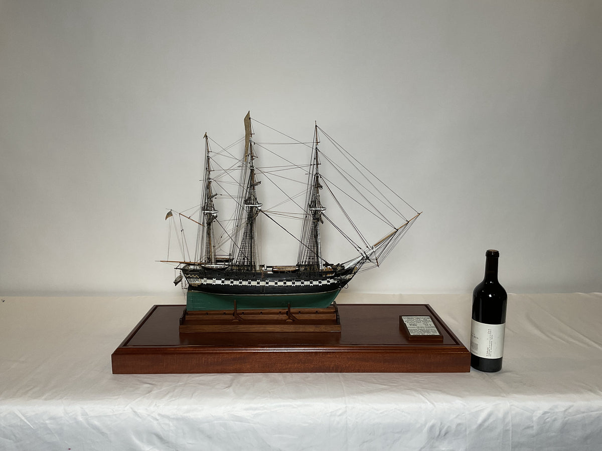 Ship Model by H Percy Ashley of the USS Constitution
