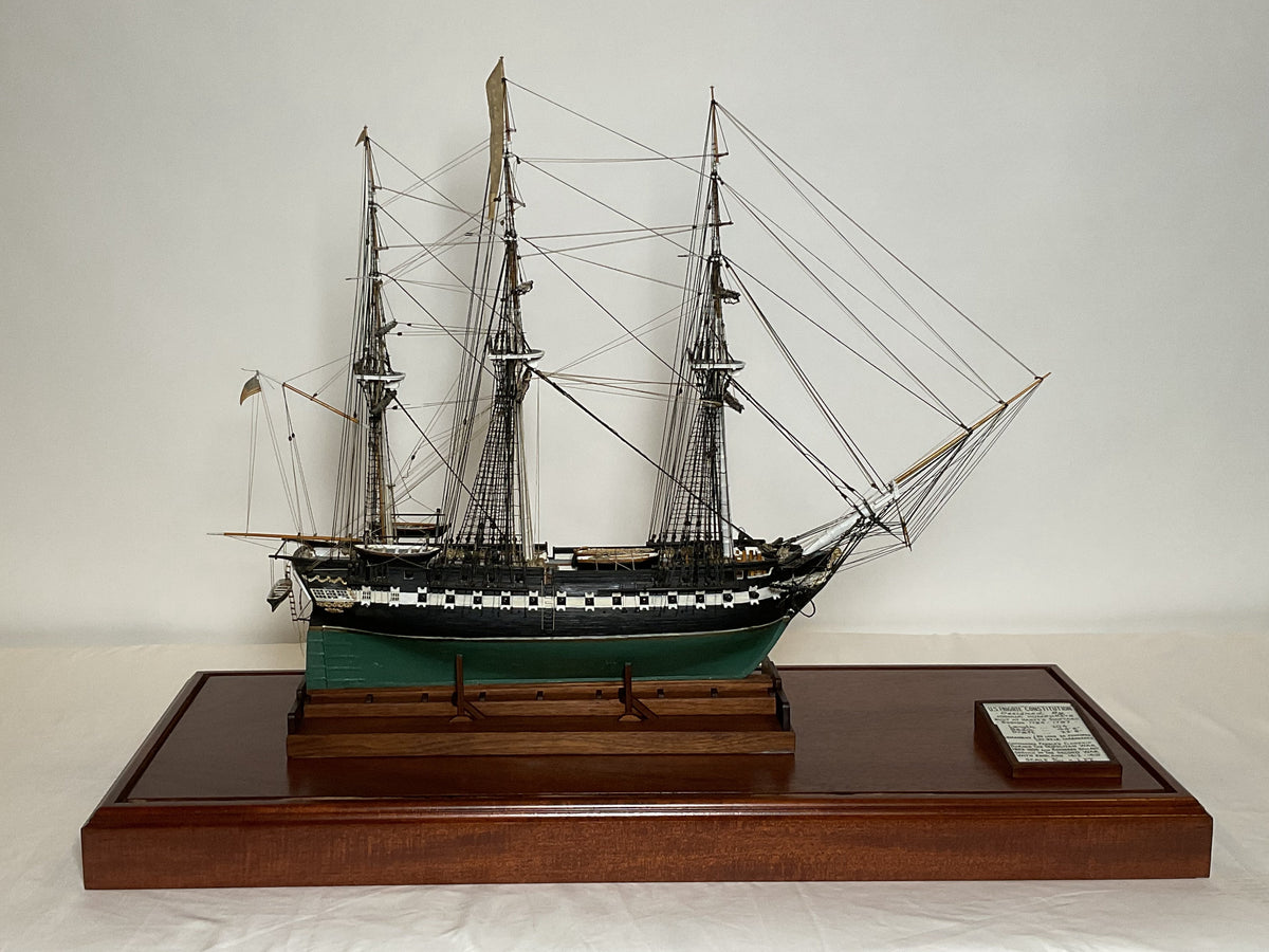 Ship Model by H Percy Ashley of the USS Constitution