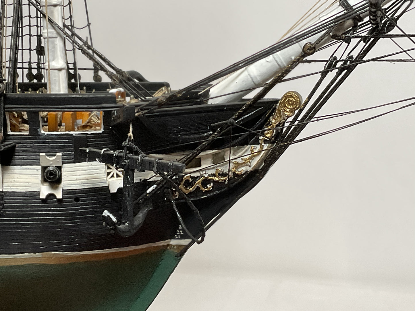 Ship Model by H Percy Ashley of the USS Constitution