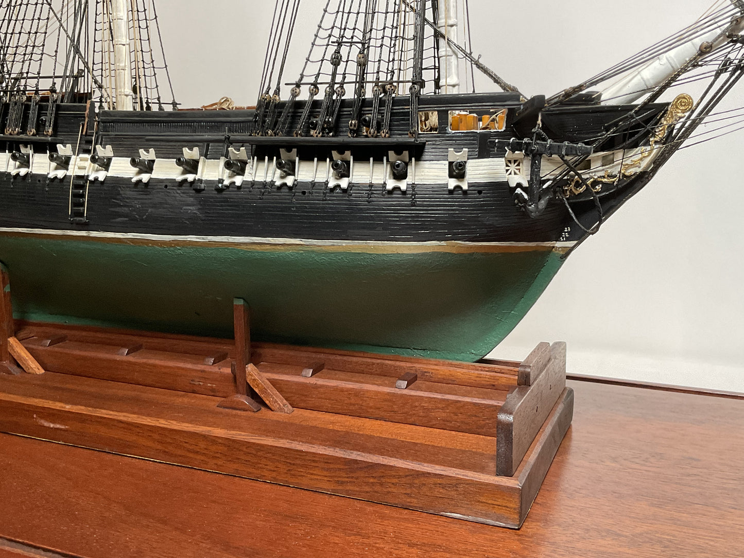 Ship Model by H Percy Ashley of the USS Constitution