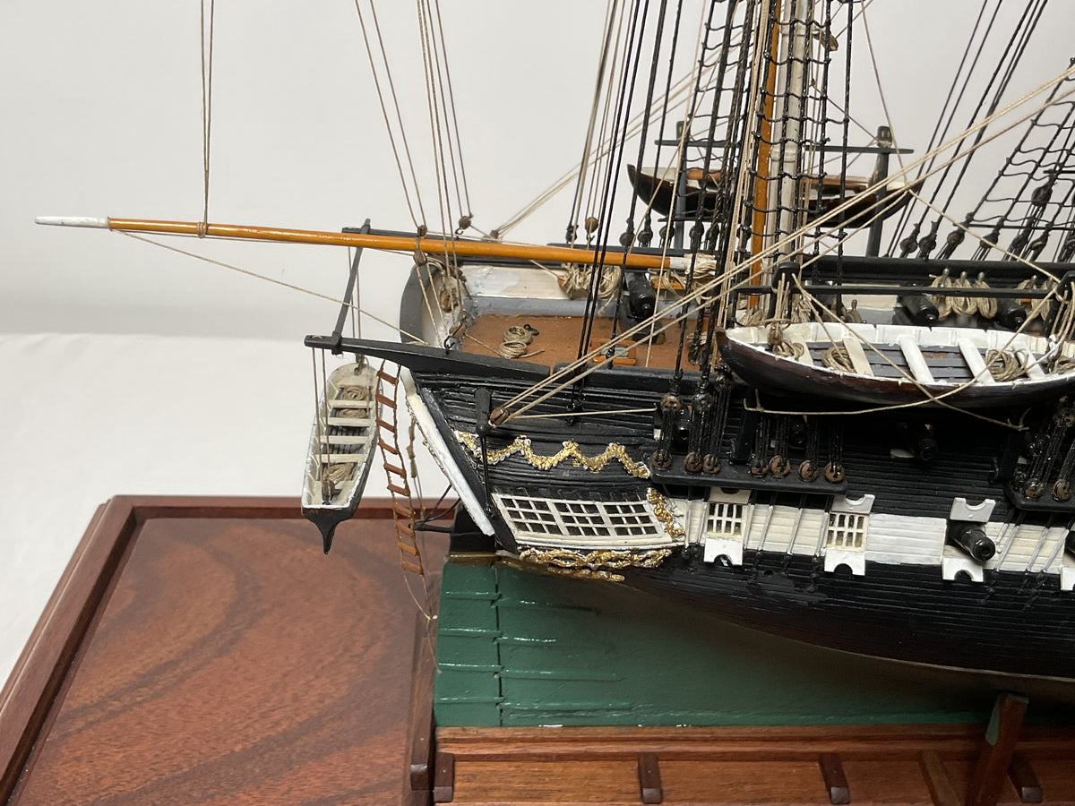 Ship Model by H Percy Ashley of the USS Constitution