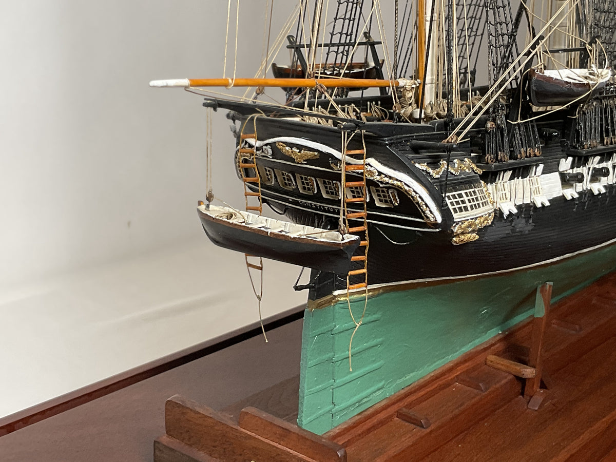Ship Model by H Percy Ashley of the USS Constitution