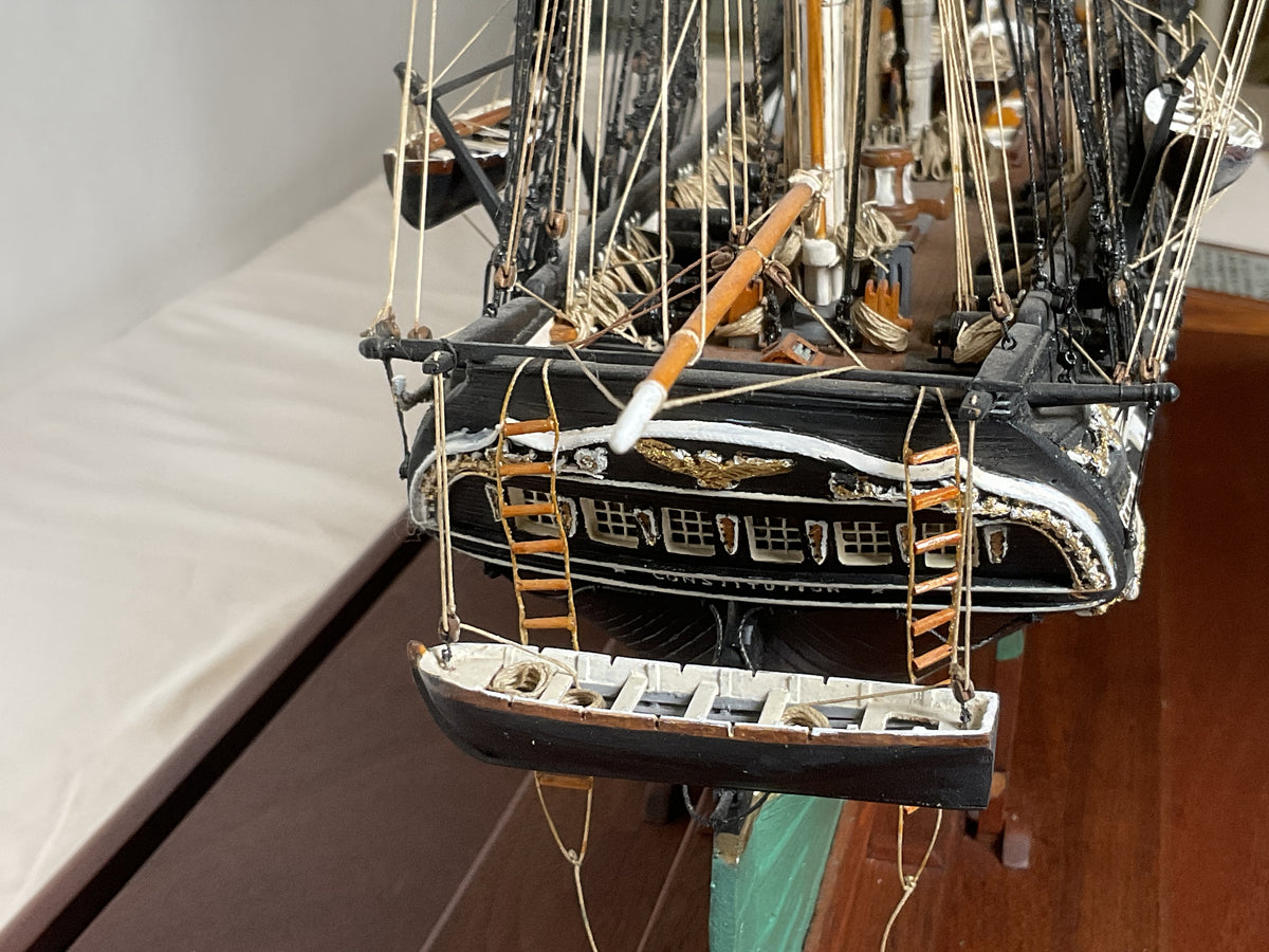Ship Model by H Percy Ashley of the USS Constitution