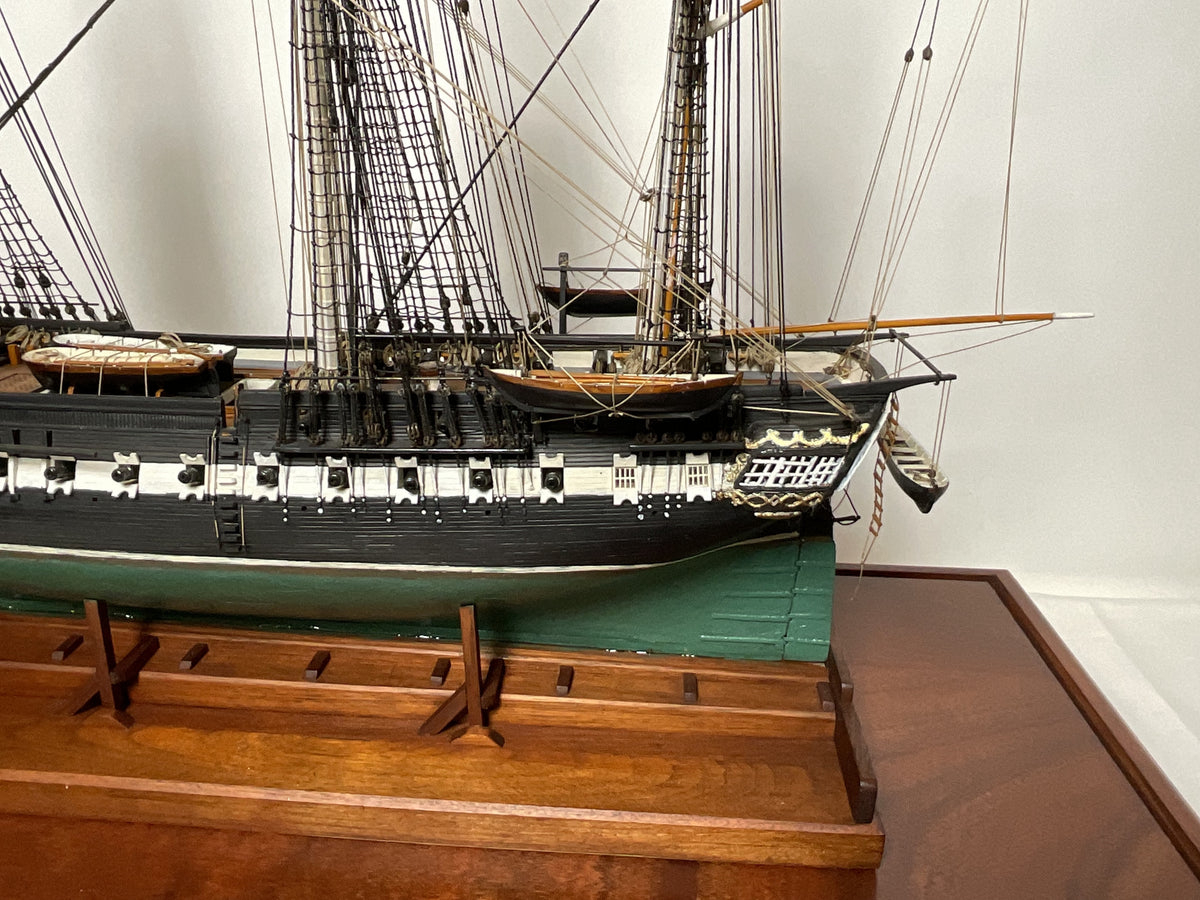 Ship Model by H Percy Ashley of the USS Constitution