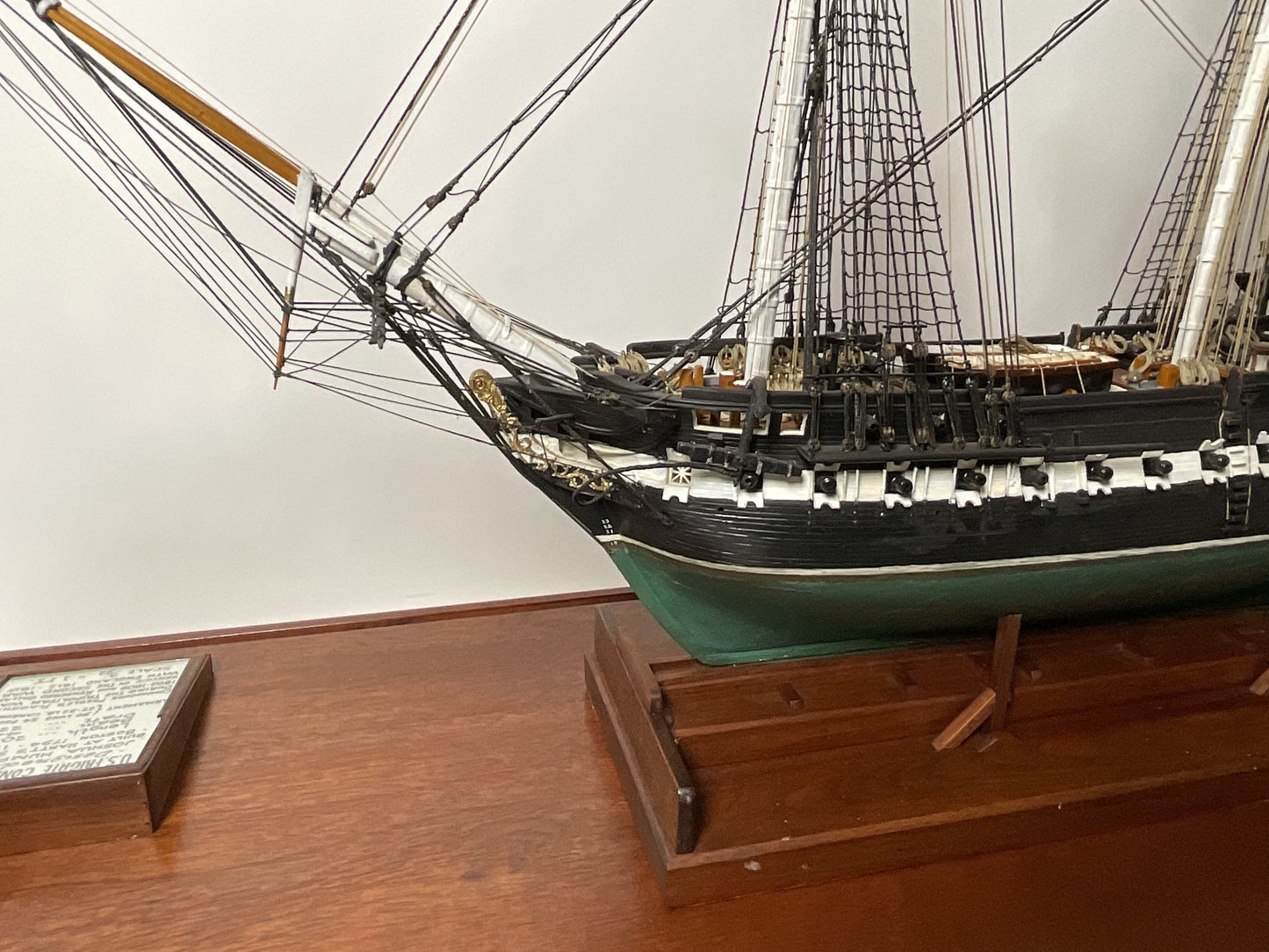 Ship Model by H Percy Ashley of the USS Constitution