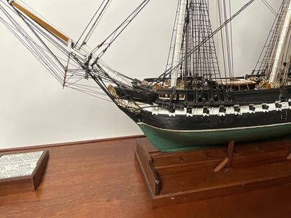 Ship Model by H Percy Ashley of the USS Constitution