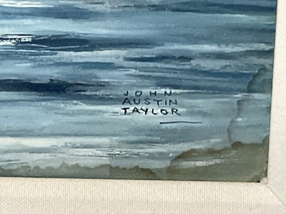 Trumpy Yacht Marylin Painting by John Austin Taylor