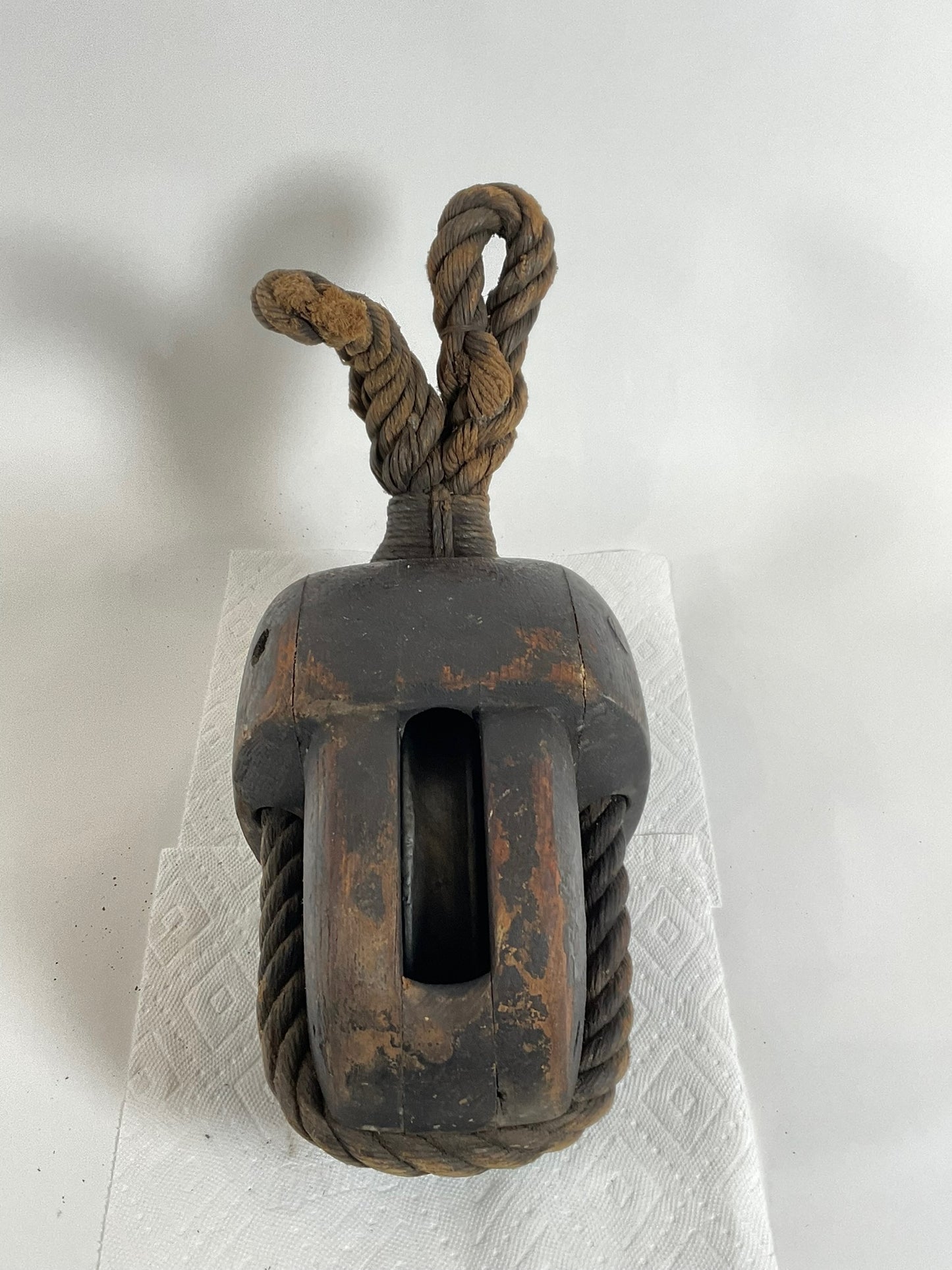 USS Constitution Pulley Block Incredible Rarity