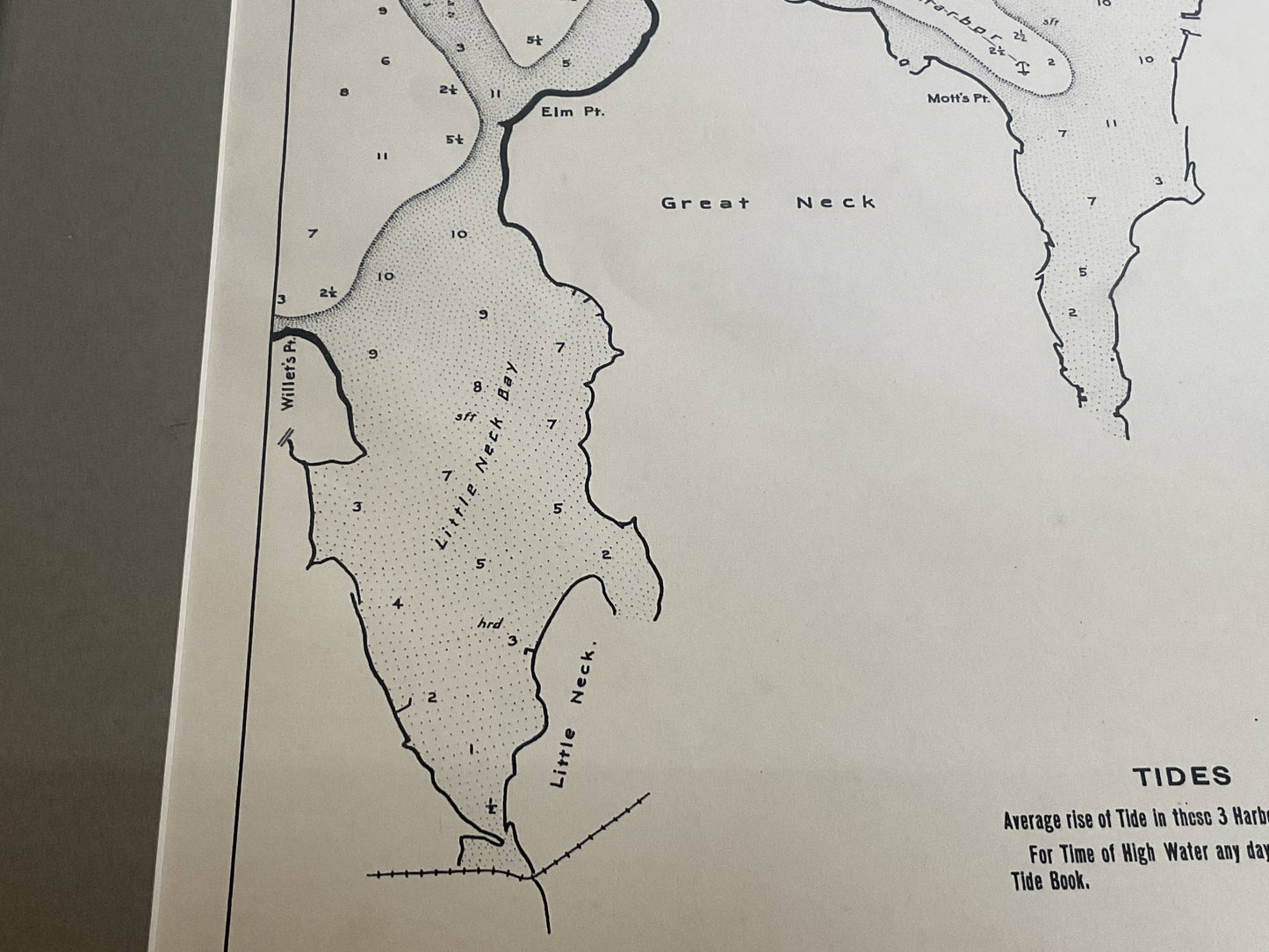 Mariners charts of Massachusett Long Island by George Eldridge 1901