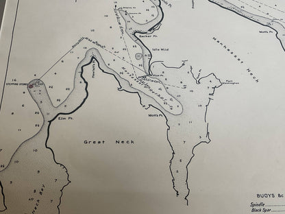 Mariners charts of Massachusett Long Island by George Eldridge 1901