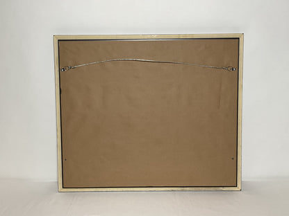 Framed International Code of Signals Romeo (R) Linen Flag