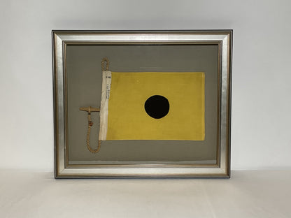 Framed International Code of Signals India (I) Linen Flag
