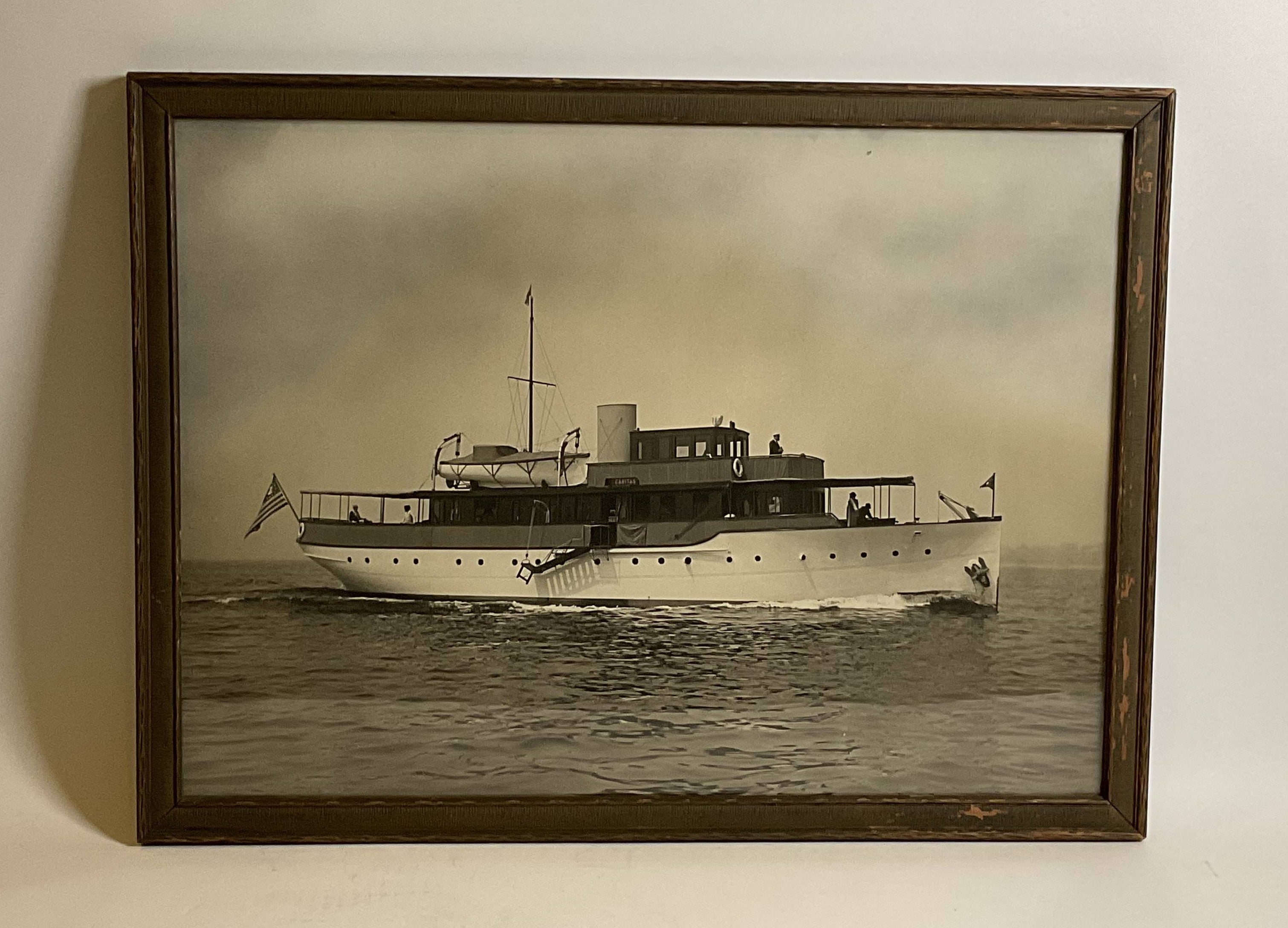 Photograph Of The Lawley Yacht Caritas – Lannan Gallery